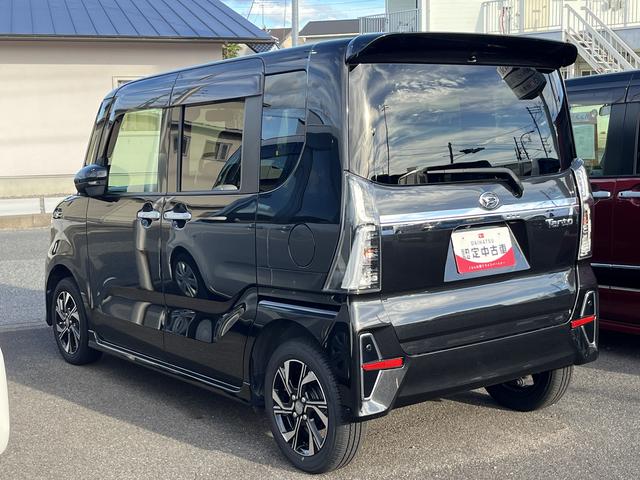 タントカスタムＸセレクション４ＷＤ　　ＬＥＤヘッドライト　両側パワースライドドア　クリアランスソナー　前席シートヒーター　禁煙車　記録簿　認定中古車　レーンアシスト　オートマチックハイビーム　衝突回避支援システム搭載車（島根県）の中古車