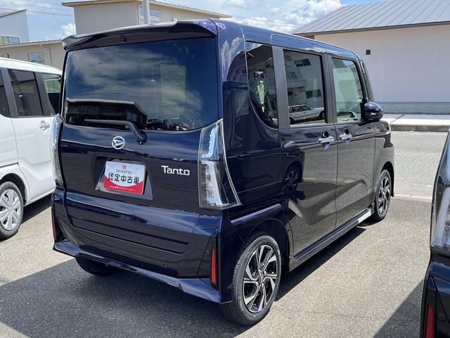 タントカスタムＸＬＥＤヘッドライト　両側パワースライドドア　クリアランスソナー　運転席／助手席シートヒーター　記録簿　禁煙車　認定中古車　レーンアシスト　オートマチックハイビーム　衝突回避支援システム搭載車（島根県）の中古車