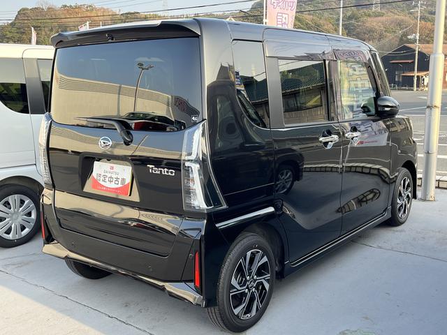 タントカスタムＸＬＥＤヘッドライト／フォグランプ　コーナーセンサー　両側パワ−スライドドア　運転席／助手席シートヒーター　禁煙車　記録簿　認定中古車　レーンアシスト　衝突回避支援システム搭載車（島根県）の中古車