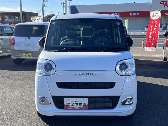 ムーヴキャンバスセオリーGLEDヘッドライト/フォグランプ コーナーセンサー 両側パワ−スライドドア 運転席/助手席シートヒーター 禁煙車 記録簿 認定中古車 レーンアシスト 衝突回避支援システム搭載車.(島根県)の中古車