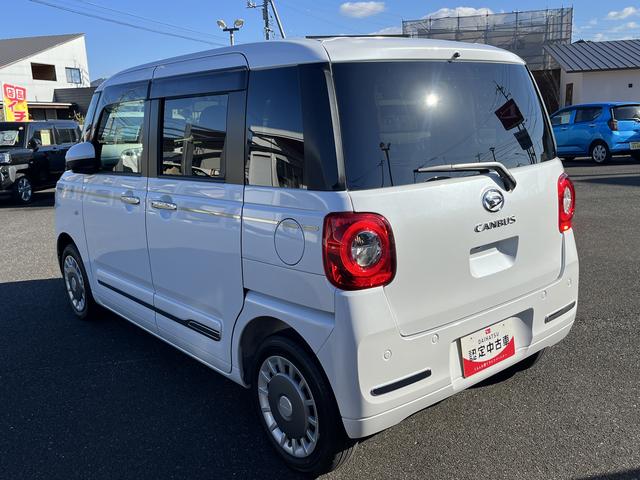 ムーヴキャンバスセオリーGLEDヘッドライト/フォグランプ コーナーセンサー 両側パワ−スライドドア 運転席/助手席シートヒーター 禁煙車 記録簿 認定中古車 レーンアシスト 衝突回避支援システム搭載車.(島根県)の中古車