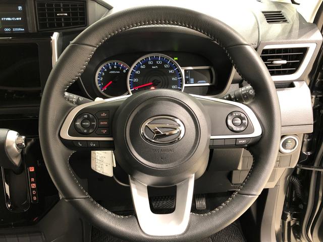 トールカスタムＧ　ターボ　電動パーキングブレーキ　ブレーキホールドＬＥＤヘッドランプ・フォグランプ　　１５インチアルミホイール　オートライト　プッシュボタンスタート　クルーズコントロール　　コーナーセンサー　パワースライドドア　キーフリーシステム（広島県）の中古車