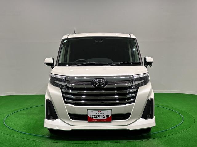 トールカスタムＧ　ターボ　全車速追従機能付ＡＣＣ　キーフリー純正ナビ装着用アップグレードパック　電動パーキングブレーキ＋オートホールドブレーキ機能　両側電動スライドドア　運転席シートリフター　チルトステアリング　オートライト　ＬＥＤヘッドランプ（広島県）の中古車