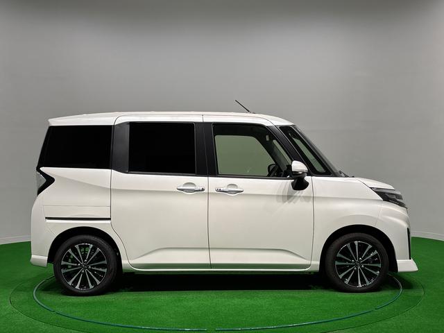 トールカスタムＧ　ターボ　全車速追従機能付ＡＣＣ　キーフリー純正ナビ装着用アップグレードパック　電動パーキングブレーキ＋オートホールドブレーキ機能　両側電動スライドドア　運転席シートリフター　チルトステアリング　オートライト　ＬＥＤヘッドランプ（広島県）の中古車