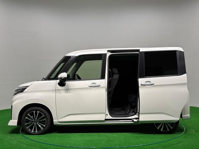 トールカスタムＧ　ターボ　全車速追従機能付ＡＣＣ　キーフリー純正ナビ装着用アップグレードパック　電動パーキングブレーキ＋オートホールドブレーキ機能　両側電動スライドドア　運転席シートリフター　チルトステアリング　オートライト　ＬＥＤヘッドランプ（広島県）の中古車