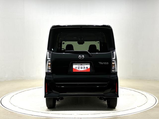 タントカスタムＲＳ　ターボ　両側電動スライドドア　キーフリーパノラマモニター対応純正ナビ装着用アップグレードパック　運転席・助手席シートヒーター　電動パーキングブレーキブレーキ　オートブレーキホールド機能　本革巻ステアリングホイール　本革巻シフトレバー（広島県）の中古車