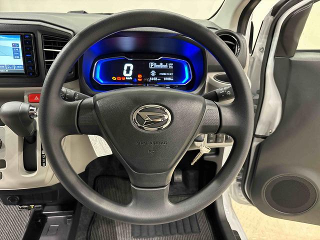 ミライースＸ　リミテッドＳＡIIIナビ　バックカメラ　ＥＴＣ　ＬＥＤヘッドランプ　セキュリティアラーム　コーナーセンサー　１４インチフルホイールキャップ　キーレスエントリー　電動格納式ドアミラー　マニュアルエアコン（広島県）の中古車