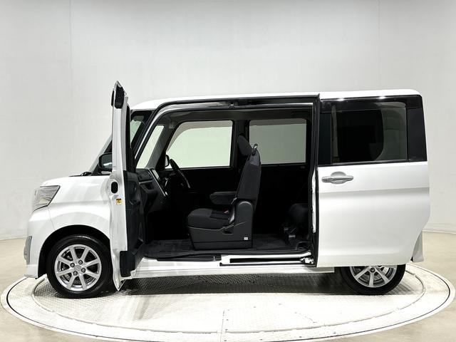 タントカスタムＸ　ＳＡ　ナビ　バックカメラオートライト　片側パワースライドドア　セキュリティアラーム　キーフリーシステム　オートエアコン　アイドリングストップ　電動格納式ドアミラー　アルミホイール（広島県）の中古車