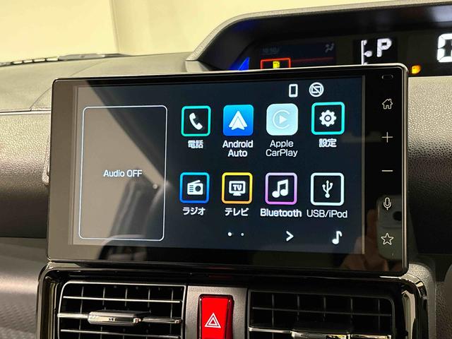 タントカスタム　ＲＳ　　　９インチディスプレイオーディオＬＥＤオートライト　パワースライドドアウェルカムオープン機能　電動パーキングブレーキ　運転席助手席シートヒーター　アルミホイール　キーフリーシステム　　オート電動格納式ドアミラー（広島県）の中古車