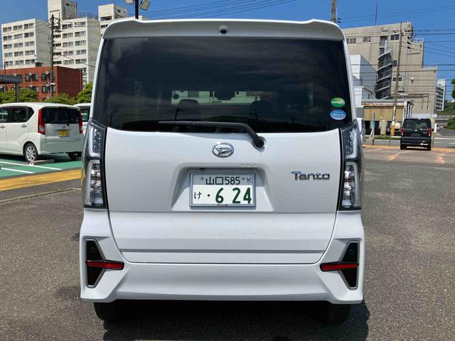 タントカスタムＸ禁煙　スマートキ−　リモコンキー　ワンオーナー　ＡＢＳ付　ＡＷ　整備記録簿　運転席エアバッグ（山口県）の中古車