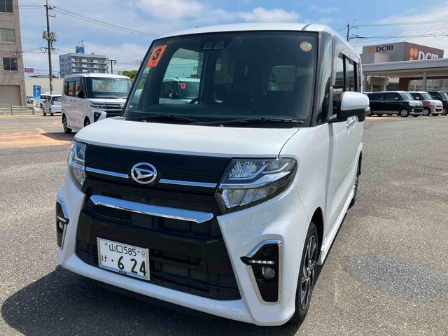 タントカスタムＸ禁煙　スマートキ−　リモコンキー　ワンオーナー　ＡＢＳ付　ＡＷ　整備記録簿　運転席エアバッグ（山口県）の中古車