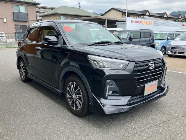 ロッキーＧ　ナビ　ドラレコ　シートヒーター　パノラマモニター誤発進抑制機能　シートヒーター付き　禁煙車　オートライト　アイドリングＳ　アルミ　クリアランスソナ　タ−ボ　Ｒカメラ　ＬＥＤヘッド　オートハイビーム　ＬＫＡ　セキュリティアラーム　スマ−トキ−　ＵＳＢ（山口県）の中古車