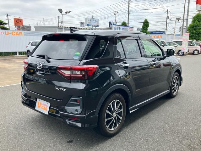 ロッキーＧ　ナビ　ドラレコ　シートヒーター　パノラマモニター誤発進抑制機能　シートヒーター付き　禁煙車　オートライト　アイドリングＳ　アルミ　クリアランスソナ　タ−ボ　Ｒカメラ　ＬＥＤヘッド　オートハイビーム　ＬＫＡ　セキュリティアラーム　スマ−トキ−　ＵＳＢ（山口県）の中古車