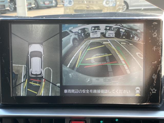 ロッキープレミアムＧ　ＨＥＶ　９インチディスプレイ　パノラマモニタ追従式クルーズコントロール　ＵＳＢ接続　衝突被害軽減　盗難防止　Ｂｌｕｅｔｏｏｔｈ対応　衝突安全ボディ　アルミホイル　ＬＥＤライト　オートＬＥＤ　Ｓヒーター　記録簿　スマートキー　禁煙　オートライト（山口県）の中古車