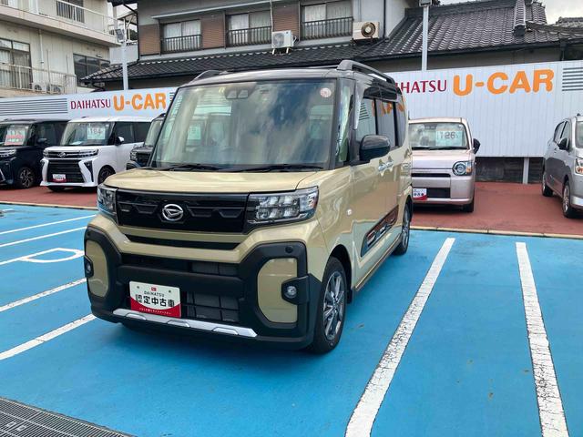 タントファンクロスナビＴＶ　軽減ブレーキ　スマ−トキ−　ＡＨＢ　禁煙　キーレスキー　車線逸脱警報　アルミホイール　ＡＢＳ　エアバッグ　ワンオーナー　記録簿（山口県）の中古車