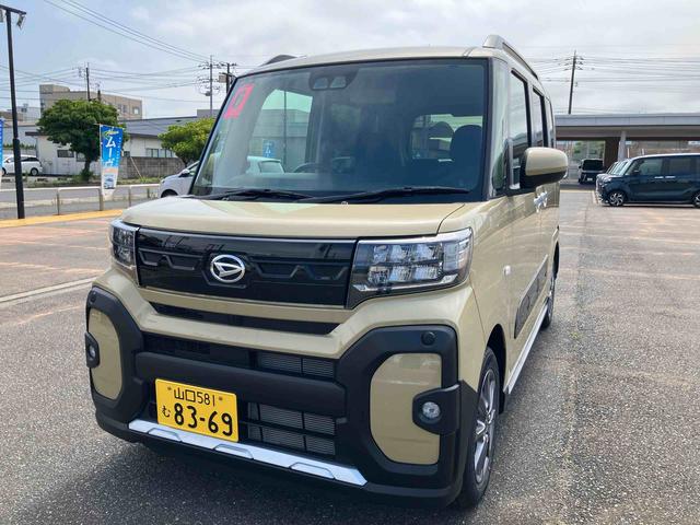 タントファンクロスワンオーナー車　キーレスキー　スマートキ−　アルミホイール　記録簿　ＡＢＳ　エアバッグ（山口県）の中古車