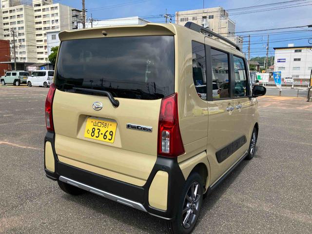 タントファンクロスワンオーナー車　キーレスキー　スマートキ−　アルミホイール　記録簿　ＡＢＳ　エアバッグ（山口県）の中古車