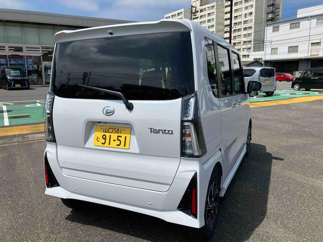 タントカスタムＸ禁煙　スマートキ−　リモコンキー　ワンオーナー　ＡＢＳ付　ＡＷ　整備記録簿　運転席エアバッグ（山口県）の中古車