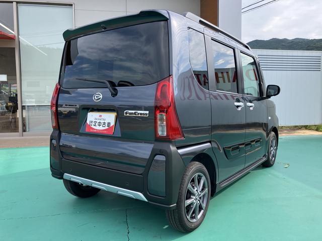 タントファンクロス衝突軽減システム　両側オートドア　禁煙車　ワンオーナー　オートＬＥＤ　レーンキープアシスト　ＬＥＤヘットライト　キーレスエントリー　スマートキ−　アルミ　セキュリティ　衝突安全ボディ　Ｗエアバック（山口県）の中古車