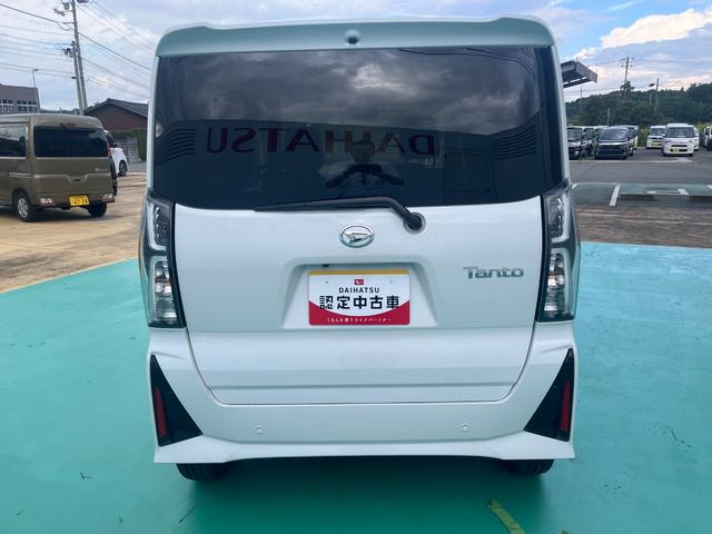 タントカスタムＲＳ点検記録簿　スマートキ　１オーナー　キーレスエントリー　アルミホイール　ＡＢＳ　エアバック　ターボ付（山口県）の中古車