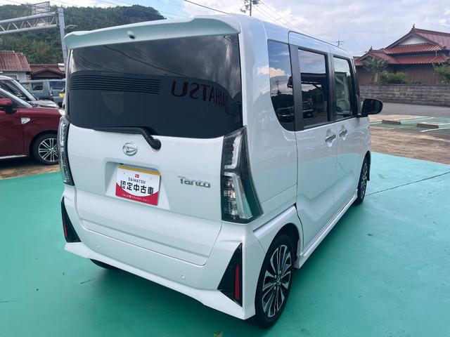 タントカスタムＲＳ点検記録簿　スマートキ　１オーナー　キーレスエントリー　アルミホイール　ＡＢＳ　エアバック　ターボ付（山口県）の中古車