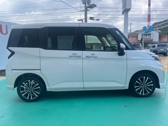 トールカスタムＧ　ターボアルミ　ＴＶ　キーフリーキー　ワンオーナー車　禁煙車　ターボ　スマートキー　ＡＢＳ　エアバッグ（山口県）の中古車