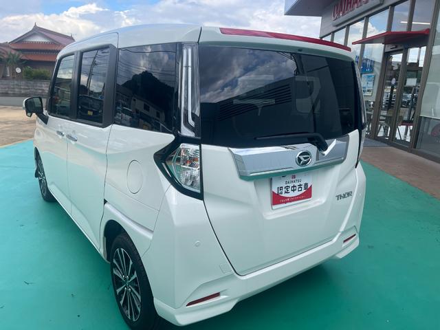 トールカスタムＧ　ターボアルミ　ＴＶ　キーフリーキー　ワンオーナー車　禁煙車　ターボ　スマートキー　ＡＢＳ　エアバッグ（山口県）の中古車