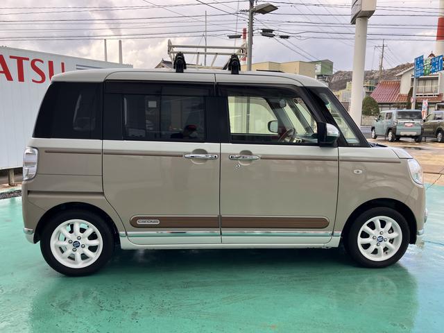 ムーヴキャンバスＧメイクアップＶＳ　ＳＡIII踏み間違え防止　ＡＨＢ　衝突安全ボディ　電動格納ミラー　ＬＥＤライト　キーフリーシステム　オートライト　セキュリティアラーム　エアバック　ＡＢＳ　プッシュスタートスマートキー　両側パワードア　１オーナ（山口県）の中古車