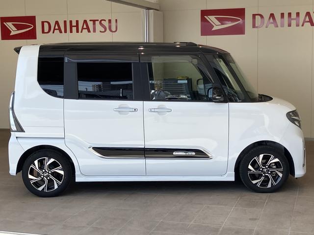 タントカスタムＸスタイルセレクションイモビライザー　衝突回避ブレーキ　車線逸脱警告　ＢＴ　Ａストップ　スマートキ−　電動格納式ドアミラー　ＵＳＢ接続　ＤＶＤ　１オーナー　ドライブレコーダー　キーフリー　メモリーナビ　シ−トヒ−タ−（山口県）の中古車