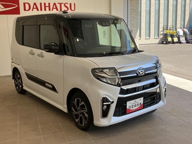 タントカスタムＸスタイルセレクションイモビライザー　衝突回避ブレーキ　車線逸脱警告　ＢＴ　Ａストップ　スマートキ−　電動格納式ドアミラー　ＵＳＢ接続　ＤＶＤ　１オーナー　ドライブレコーダー　キーフリー　メモリーナビ　シ−トヒ−タ−（山口県）の中古車