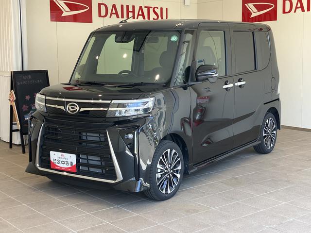 タントカスタムＲＳアラウンドビュー　ＰＣＳ　車線逸脱警報装置　電動格納式ミラー　タ−ボ　ワンオーナ車　オートハイビーム　ＬＥＤライト　スマキー　シートヒーター　キーフリー　オートライト　ＷＡＢ　ＡＷ　エアバック　ＡＢＳ（山口県）の中古車