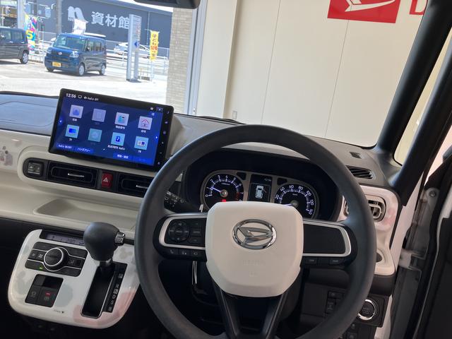 ムーヴキャンバスストライプスＧ両側パワードア　スマートキーＰスタート　全周囲モニター　禁煙　ＮＡＶＩ　ＬＥＤライト　ドライブレコーダー　オートＬＥＤ　シ−トヒ−タ−　キーフリーシステム　運転席エアバック　ＡＢＳ　ワンオーナー車（山口県）の中古車