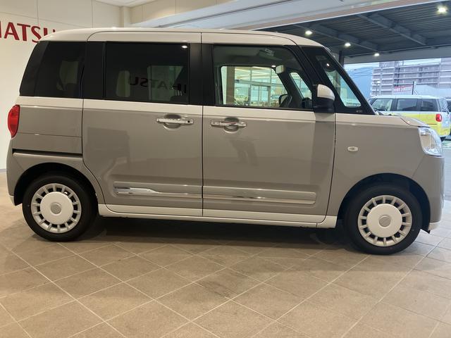 ムーヴキャンバスストライプスＧ追突軽減ブレーキ　禁煙　ＬＥＤライト　車線逸脱警告　スマートキー　キーレスエントリー　オートＬＥＤ　ＡＢＳ　運転席エアバック　両側ＰＳＤ（山口県）の中古車