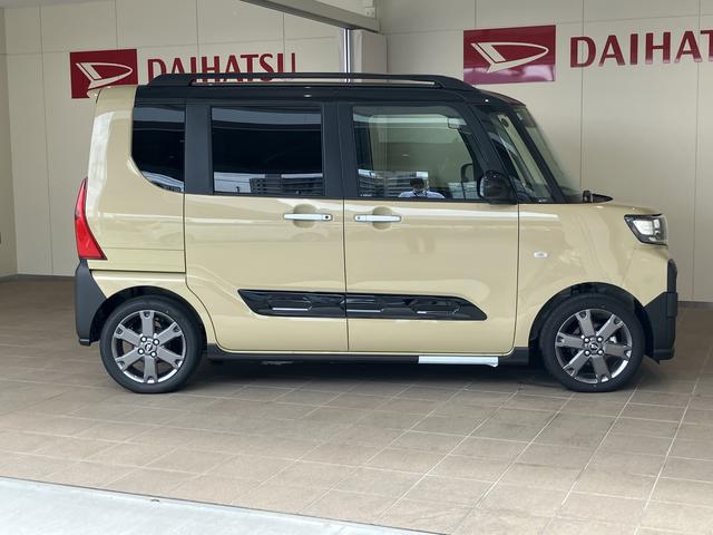 タントファンクロスターボＬＥＤランプ　シートヒータ　衝突軽減ブレーキ　スマートキ　車線逸脱警報　１オーナー　盗難警報装置　アルミ　キーフリー　ターボ　オートマチックハイビーム　ＡＢＳ　エアバッグ　両自動ドア（山口県）の中古車