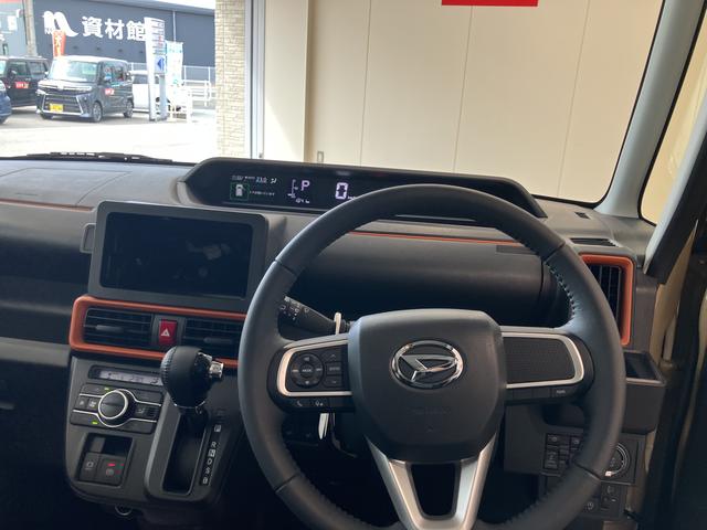 タントファンクロスターボＬＥＤランプ　シートヒータ　衝突軽減ブレーキ　スマートキ　車線逸脱警報　１オーナー　盗難警報装置　アルミ　キーフリー　ターボ　オートマチックハイビーム　ＡＢＳ　エアバッグ　両自動ドア（山口県）の中古車