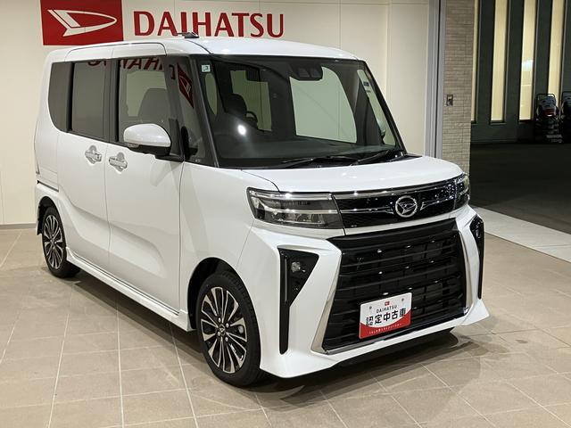 タントカスタムＲＳ両側パワスライドドア　レーンキープＡ　オートミラー　運転席シートヒーター　オートＬＥＤ　ターボエンジン　１オーナー　キーフリー　アルミホイール　ＡＢＳ　エアバック　エマージェンシーブレーキ（山口県）の中古車