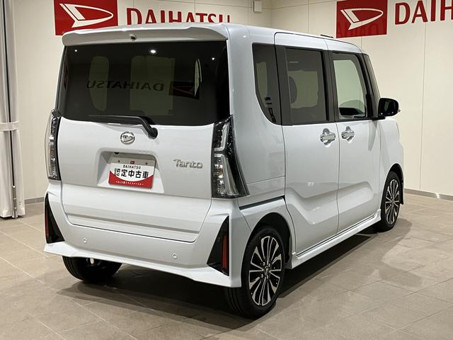 タントカスタムＲＳ両側パワスライドドア　レーンキープＡ　オートミラー　運転席シートヒーター　オートＬＥＤ　ターボエンジン　１オーナー　キーフリー　アルミホイール　ＡＢＳ　エアバック　エマージェンシーブレーキ（山口県）の中古車