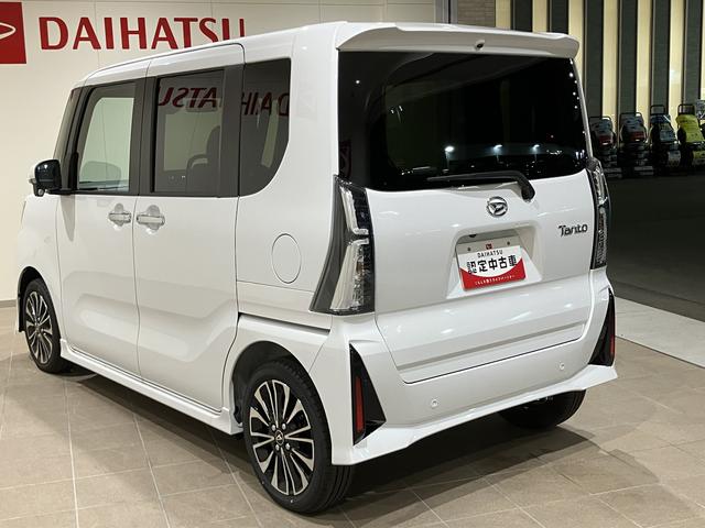 タントカスタムＲＳ両側パワスライドドア　レーンキープＡ　オートミラー　運転席シートヒーター　オートＬＥＤ　ターボエンジン　１オーナー　キーフリー　アルミホイール　ＡＢＳ　エアバック　エマージェンシーブレーキ（山口県）の中古車