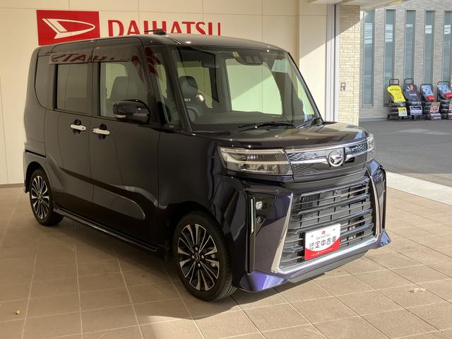 タントカスタムＲＳレーンキープＡ　運転席シートヒーター　ＳＤ　オートＬＥＤ　ターボエンジン　禁煙　ナビ付き　１オーナー　ＤＶＤ　キーフリー　アルミホイール　ＡＢＳ　エアバック　記録簿　エマージェンシーブレーキ（山口県）の中古車