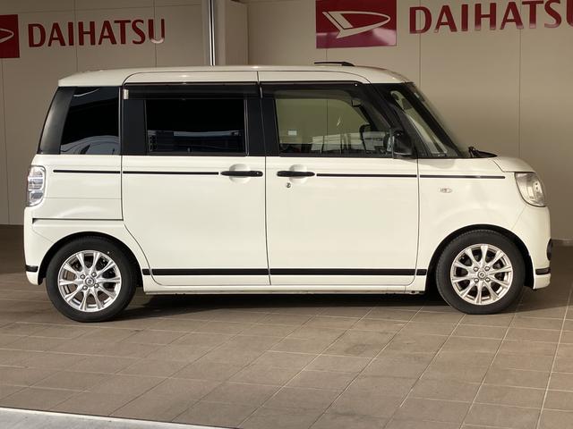 ムーヴキャンバスＧブラックアクセントリミテッド　ＳＡIIIパノラマカメラ　レーンアシスト　ブルートゥース　ＤＶＤ再生　記録簿　キーフリー　アイドリングストップ　オートライト　ＥＴＣ　エアバッグ　スマートキー　ナビ　ＡＢＳ　禁煙車　ワンオーナー　ＳＤナビ（山口県）の中古車