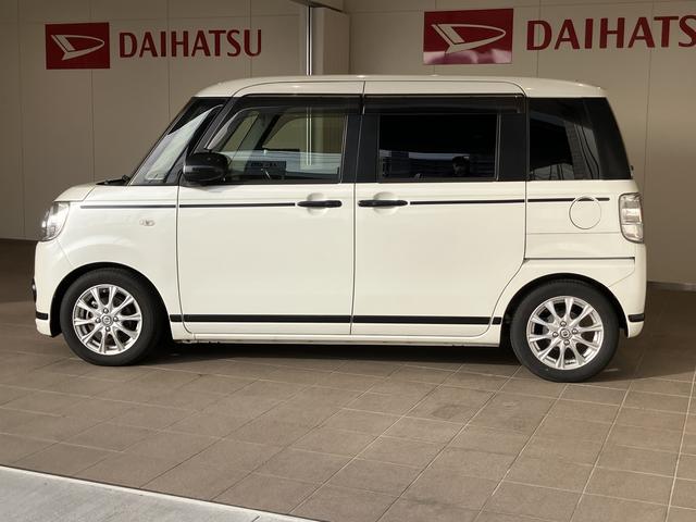 ムーヴキャンバスＧブラックアクセントリミテッド　ＳＡIIIパノラマカメラ　レーンアシスト　ブルートゥース　ＤＶＤ再生　記録簿　キーフリー　アイドリングストップ　オートライト　ＥＴＣ　エアバッグ　スマートキー　ナビ　ＡＢＳ　禁煙車　ワンオーナー　ＳＤナビ（山口県）の中古車