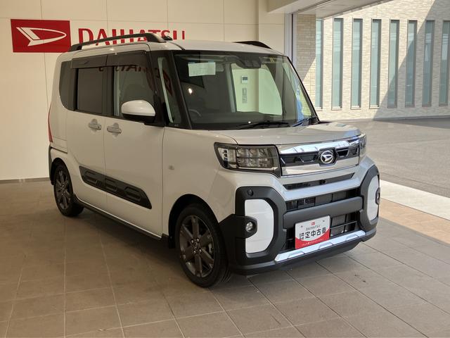 タントファンクロスターボＵＳＢ接続　アラウンドビューモニター　スマートキープッシュスタート　ワンオーナー車　シ−トヒ−タ−　車線逸脱警報　ＤＶＤ　禁煙　ナビ　ターボ車　アルミホイール　キーフリーシステム　記録簿　エアバッグ（山口県）の中古車