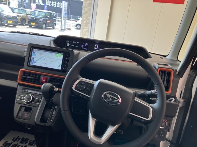 タントファンクロスターボＵＳＢ接続　アラウンドビューモニター　スマートキープッシュスタート　ワンオーナー車　シ−トヒ−タ−　車線逸脱警報　ＤＶＤ　禁煙　ナビ　ターボ車　アルミホイール　キーフリーシステム　記録簿　エアバッグ（山口県）の中古車