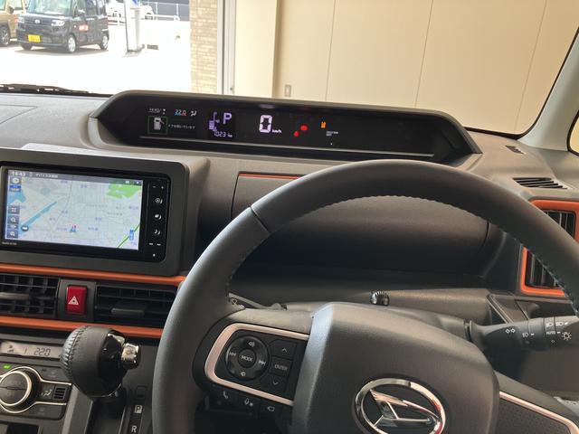 タントファンクロスターボＵＳＢ接続　アラウンドビューモニター　スマートキープッシュスタート　ワンオーナー車　シ−トヒ−タ−　車線逸脱警報　ＤＶＤ　禁煙　ナビ　ターボ車　アルミホイール　キーフリーシステム　記録簿　エアバッグ（山口県）の中古車