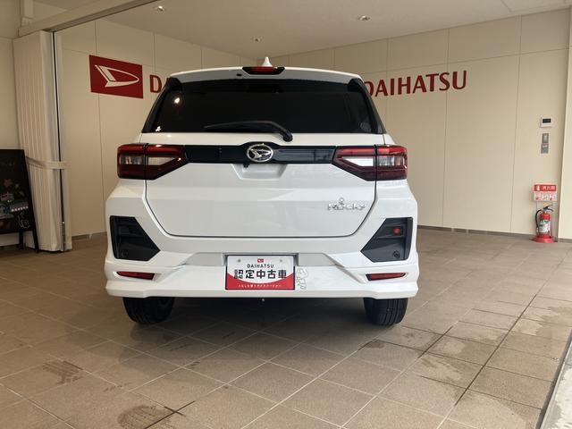 ロッキーＧパノラマモニター付き　車線逸脱警告　ブルートゥース　ＡＷ　誤発進抑制機能　タ−ボ　オートマチックハイビーム　ワンオーナー　整備記録簿　ナビ　前席シートヒーター　キーフリーシステム　禁煙　ドラレコ（山口県）の中古車