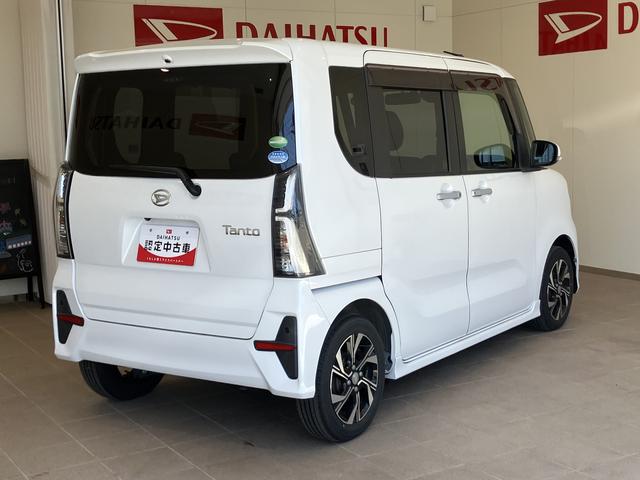 タントカスタムＸ衝突軽減ブレーキサポート　ブルートゥースオーディオ　ｉ−ｓｔｏｐ　１オーナ　ＵＳＢ　禁煙車　レーンアシスト　アルミ　バックカメラ　ドラレコ　ナビ　オートマチックハイビーム　スマートキー　キーフリー（山口県）の中古車