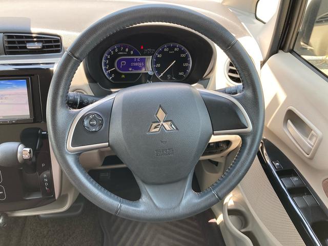 ｅＫワゴンＧセーフティパッケージナビ　パノラマモニター付ルームミラー　ドライブレコーダー　運転席エアバック　電動格納ドアミラー　キーレスエントリー　アイドリングストップ　オートエアコン　ワンオーナー　取扱説明書　メンテナンスノート（広島県）の中古車