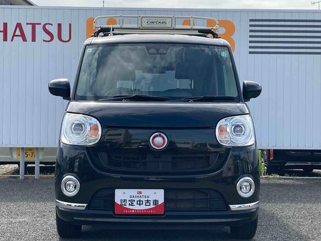 ムーヴキャンバスＧブラックインテリアリミテッド　ＳＡIII８インチナビ　パノラマモニター　ドライブレコーダー　ＥＴＣ　ＬＥＤヘッドライト　フォグランプ　衝突被害軽減システム　ルーフキャリア　両側電動スライドドア　アイドリングストップ　電動格納ドアミラー（広島県）の中古車