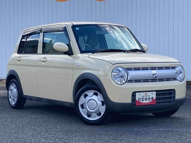 アルトラパンＬＣＤチューナー　プッシュボタンスタート　運転席シートヒーター　アイドリングストップ　電動格納ドアミラー　キーレスエントリー　マニュアルエアコン　禁煙車（広島県）の中古車