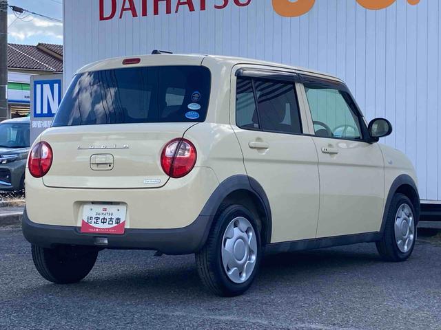 アルトラパンＬＣＤチューナー　プッシュボタンスタート　運転席シートヒーター　アイドリングストップ　電動格納ドアミラー　キーレスエントリー　マニュアルエアコン　禁煙車（広島県）の中古車